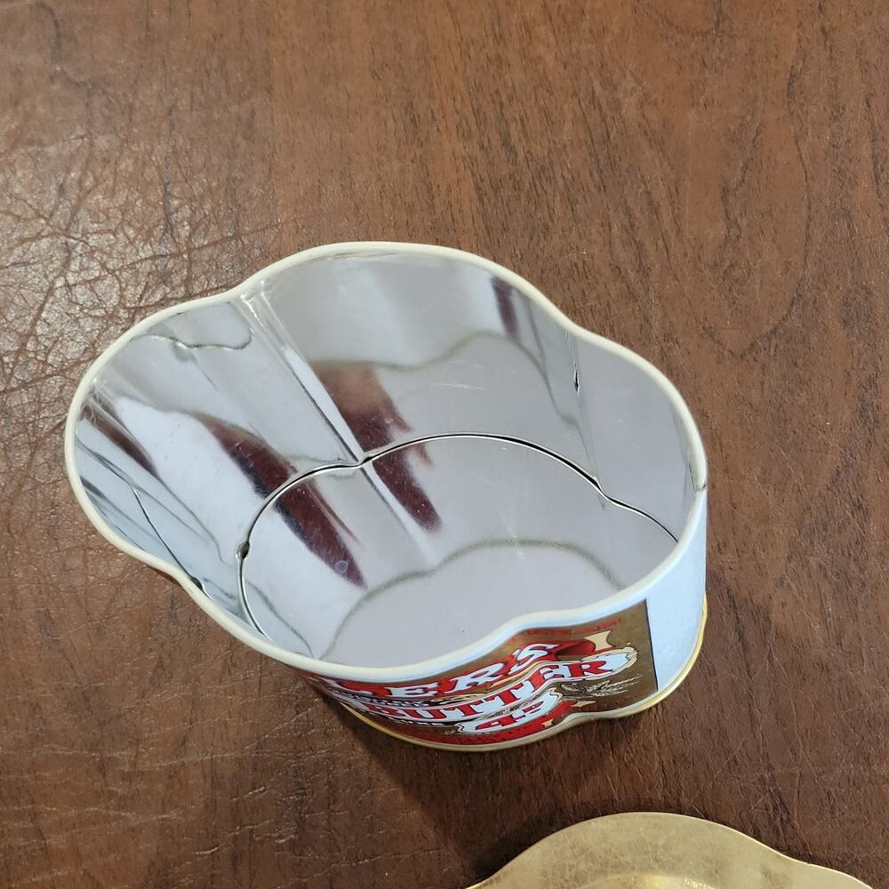 Collectible Waller’s Rum & Butter English Candy Tin Can Empty - Picture 6 of 8